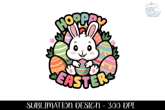 Download Hooppy Easter Cute Bunny Design Png - Premium Resources