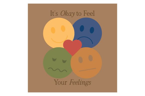 Download It's Okay to Feel Your Feelings Motivational Illustration for Kids - It's okay to feel your feelings Collection