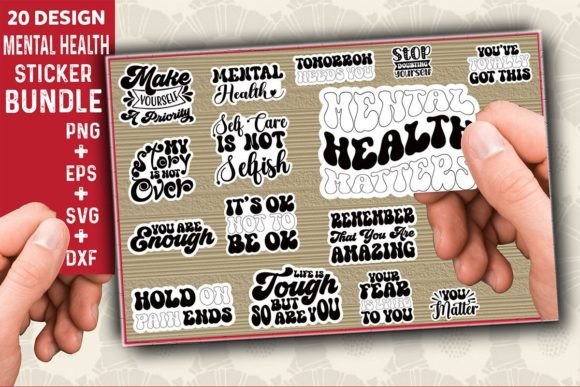Download Mental Health Sticker Bundle - Mental health sticker bundle Collection