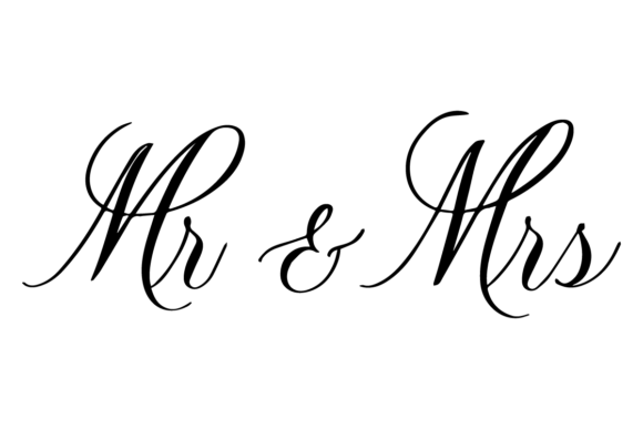 Download Mr &amp; Mrs SVG Vector - Premium Resources