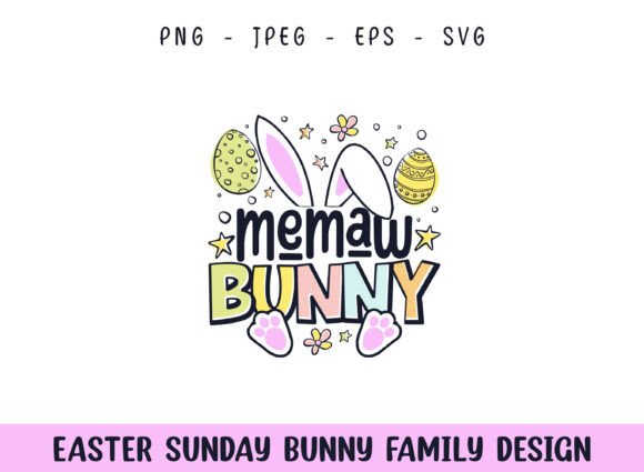 Download Easter Sunday Memaw Cute Bunny Design - Cute bunny design Collection