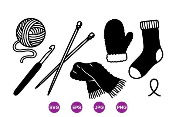 Download Winter Knitting Craft Designs - Premium Bundle
